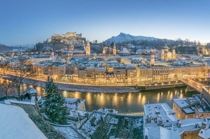 Salzburg im Winter