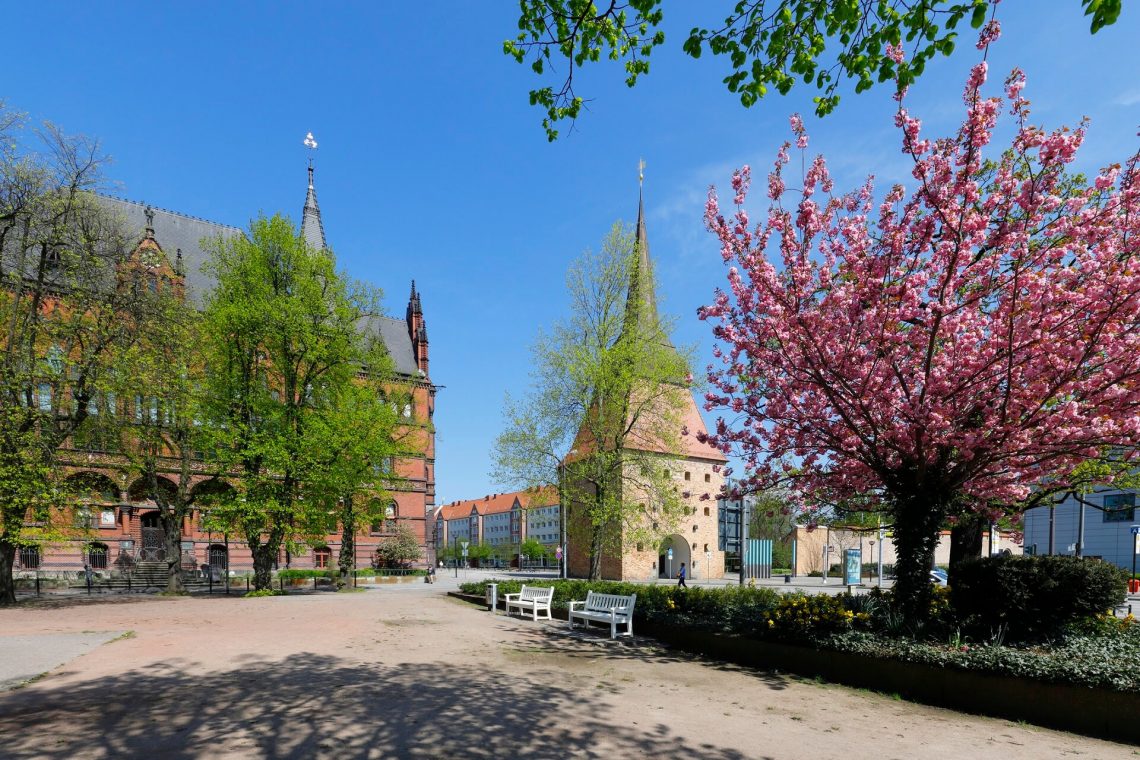 Rostock im Frühling