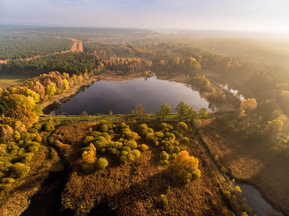 Wildecker Teiche aus der Vogelperspektive