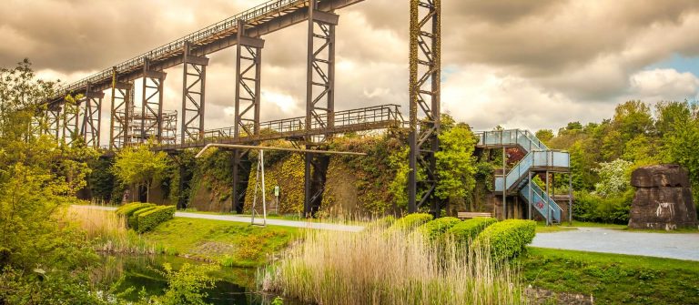 Eine Industrielle Anlage im Landschaftspark Duisburg Nord