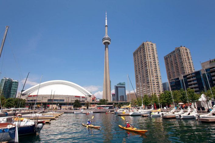 Die Skyline von Toronto