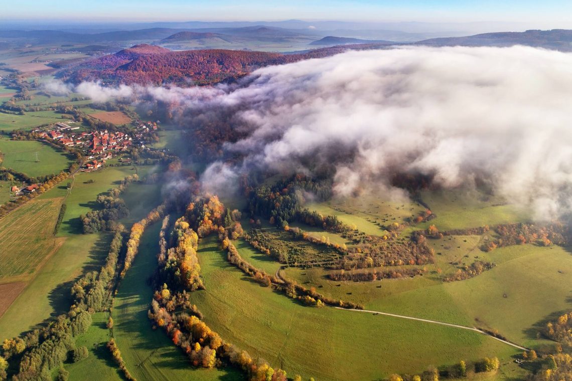 Die Rhön von oben