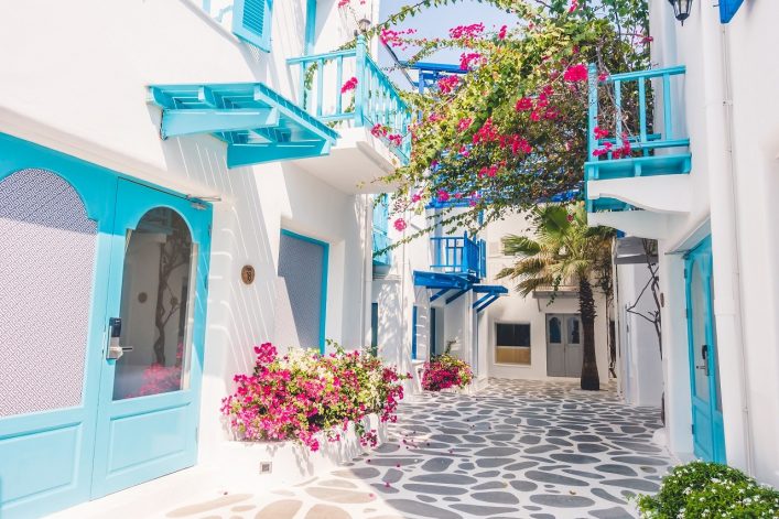 Die wunderschöne Altstadt von Mykonos