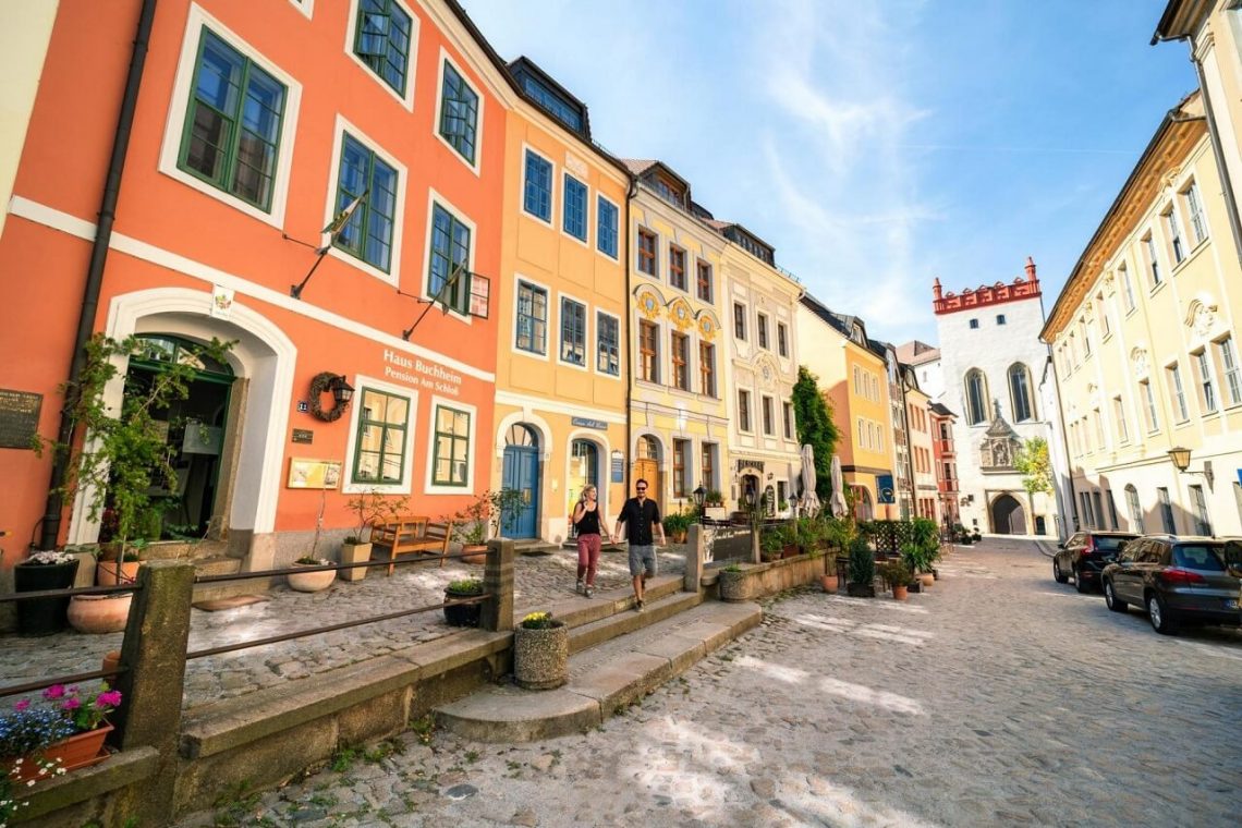 Die Schlossstraße in Bautzen