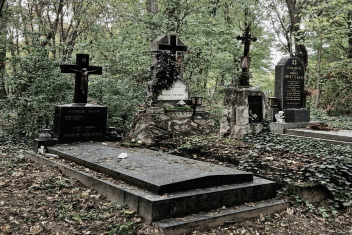 Gräber am Zentralfriedhof