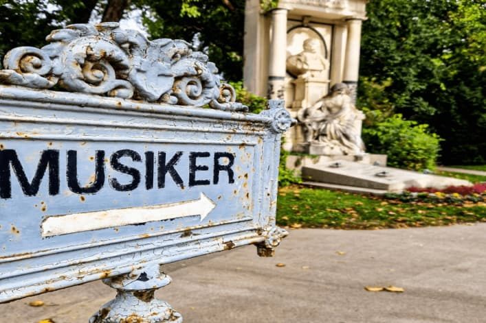 Ehrengräber der Musiker am Zentralfriedhof